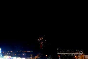 Exhibición de fuegos artificiales en Telde por San Gregorio (Foto Francisco Javier Santana)