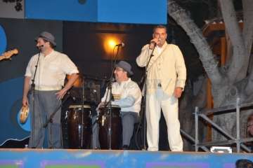Baile de taifa en Los Llanos de Telde (Foto Francisco Javier Santana y Antonio Alí)
