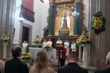 Misa y procesión religiosa de San Gregorio Taumaturgo en Telde (Foto Antonio Alí y TA)