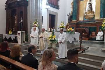 Misa y procesión religiosa de San Gregorio Taumaturgo en Telde (Foto Antonio Alí y TA)