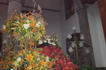 Misa y procesión religiosa de San Gregorio Taumaturgo en Telde (Foto Antonio Alí y TA)