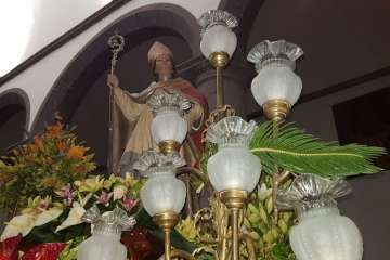 Misa y procesión religiosa de San Gregorio Taumaturgo en Telde (Foto Antonio Alí y TA)