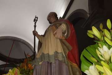 Misa y procesión religiosa de San Gregorio Taumaturgo en Telde (Foto Antonio Alí y TA)