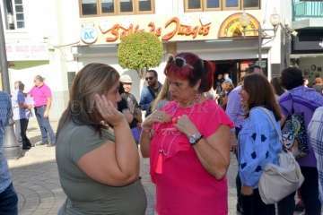 Telde enmudece ante la violencia de género (Foto Francisco Javier Santana)