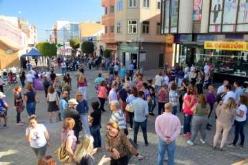 Telde enmudece ante la violencia de género (Foto Francisco Javier Santana)