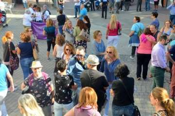 Telde enmudece ante la violencia de género (Foto Francisco Javier Santana)