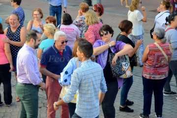 Telde enmudece ante la violencia de género (Foto Francisco Javier Santana)