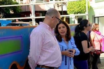 Telde enmudece ante la violencia de género (Foto Francisco Javier Santana)