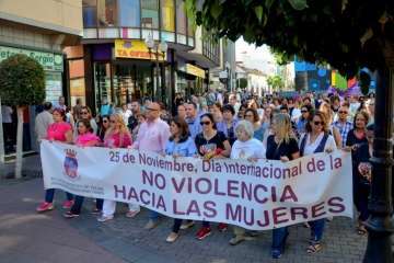 Telde enmudece ante la violencia de género (Foto Francisco Javier Santana)