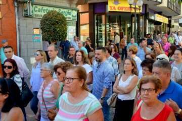 Telde enmudece ante la violencia de género (Foto Francisco Javier Santana)
