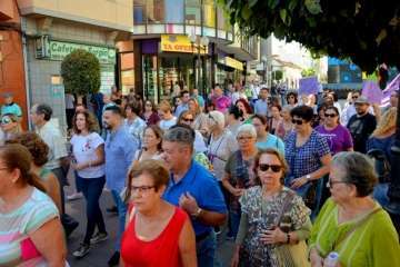 Telde enmudece ante la violencia de género (Foto Francisco Javier Santana)