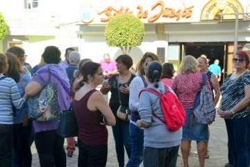 Telde enmudece ante la violencia de género (Foto Francisco Javier Santana)