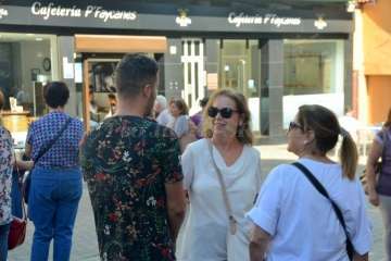 Telde enmudece ante la violencia de género (Foto Francisco Javier Santana)