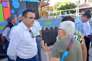 Telde enmudece ante la violencia de género (Foto Francisco Javier Santana)
