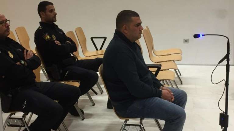 Eduardo Ortega, ayer ante el Tribunal. Está en prisión cautelar (Foto Totoyo/C7)