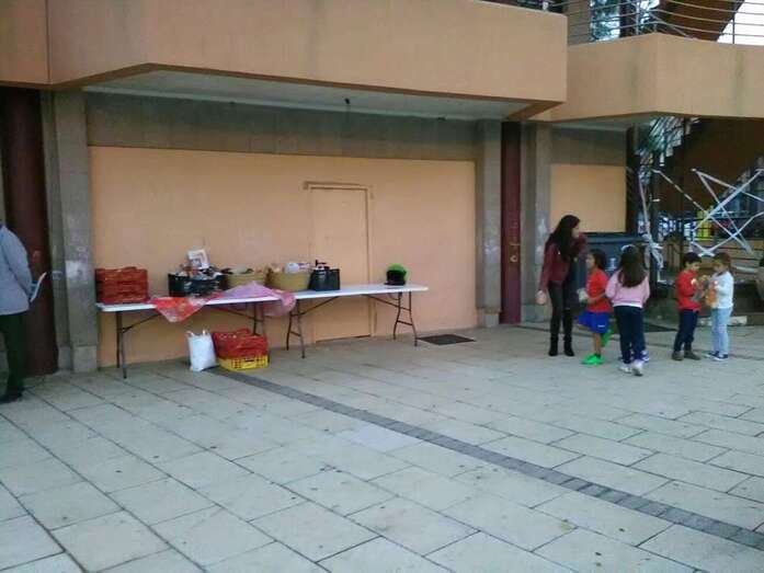 El acto solidario se celebró en el paseo marítimo de La Garita (Foto TA)