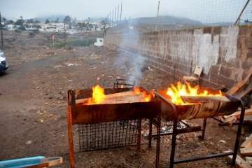Lomo Catela vive tres días de fiestas por Santa Bárbara (Foto TA, TF y Francisco Javier Santana)