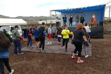 Lomo Catela vive tres días de fiestas por Santa Bárbara (Foto TA, TF y Francisco Javier Santana)