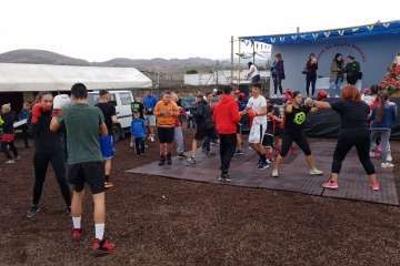 Lomo Catela vive tres días de fiestas por Santa Bárbara (Foto TA, TF y Francisco Javier Santana)