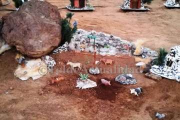 La Garita monta su belén navideño en un espacio ajardinado (Foto TA)