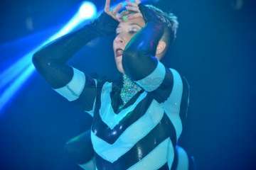 Drag Vulcano hace explosionar a Jinámar (Foto F.J. Santana)