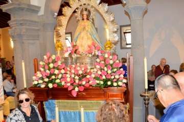 La Inmaculada Concepción enfervoriza a Jinámar (Foto Francisco Javier Santana)