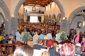 La Inmaculada Concepción enfervoriza a Jinámar (Foto Francisco Javier Santana)