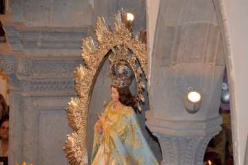 La Inmaculada Concepción enfervoriza a Jinámar (Foto Francisco Javier Santana)