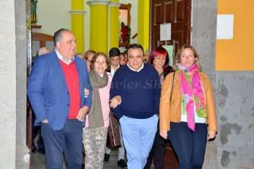 La Virgen de Fátima 'se empadrona' unos días en Lomo Magullo-Telde (Foto Francisco J. Santana)