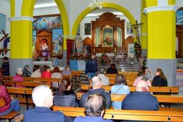 La Virgen de Fátima 'se empadrona' unos días en Lomo Magullo-Telde (Foto Francisco J. Santana)