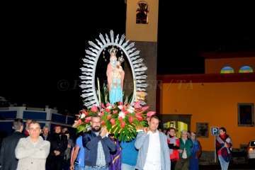 La Virgen de Fátima 'se empadrona' unos días en Lomo Magullo-Telde (Foto Francisco J. Santana)
