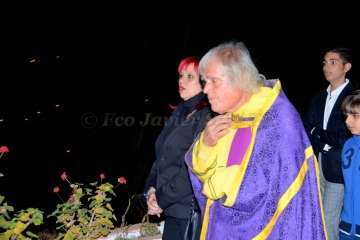 La Virgen de Fátima 'se empadrona' unos días en Lomo Magullo-Telde (Foto Francisco J. Santana)