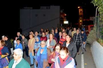 La Virgen de Fátima 'se empadrona' unos días en Lomo Magullo-Telde (Foto Francisco J. Santana)