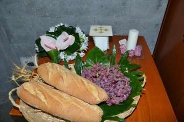 La Virgen de Fátima 'se empadrona' unos días en Lomo Magullo-Telde (Foto Francisco J. Santana)