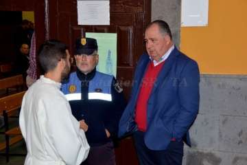 La Virgen de Fátima 'se empadrona' unos días en Lomo Magullo-Telde (Foto Francisco J. Santana)