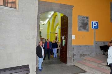 La Virgen de Fátima 'se empadrona' unos días en Lomo Magullo-Telde (Foto Francisco J. Santana)