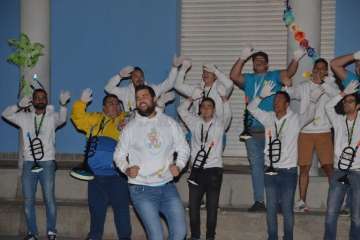 El Carnaval vuelve a brillar en Las Remudas con Los Diamantes (Foto Francisco Javier Santana)