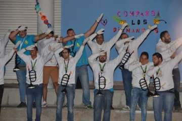 El Carnaval vuelve a brillar en Las Remudas con Los Diamantes (Foto Francisco Javier Santana)