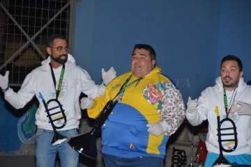 El Carnaval vuelve a brillar en Las Remudas con Los Diamantes (Foto Francisco Javier Santana)