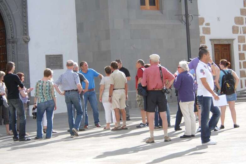 Turistas en San Juan (Foto TA)