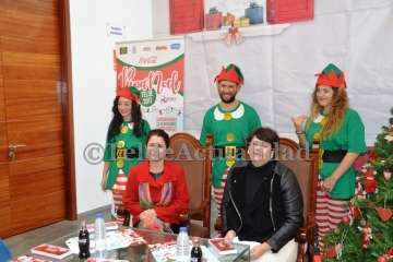 Magia e ilusión en Los Llanos de la mano de Papá Noel y sus renos (Foto TA)