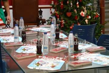 Magia e ilusión en Los Llanos de la mano de Papá Noel y sus renos (Foto TA)