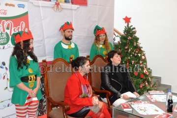 Magia e ilusión en Los Llanos de la mano de Papá Noel y sus renos (Foto TA)