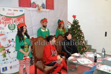 Magia e ilusión en Los Llanos de la mano de Papá Noel y sus renos (Foto TA)