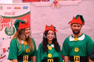 Magia e ilusión en Los Llanos de la mano de Papá Noel y sus renos (Foto TA)