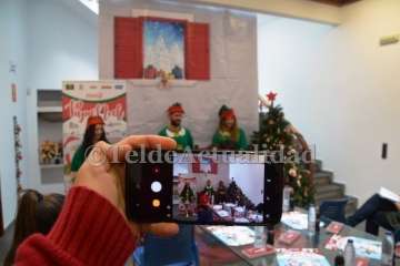 Magia e ilusión en Los Llanos de la mano de Papá Noel y sus renos (Foto TA)