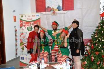 Magia e ilusión en Los Llanos de la mano de Papá Noel y sus renos (Foto TA)