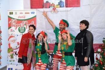 Magia e ilusión en Los Llanos de la mano de Papá Noel y sus renos (Foto TA)