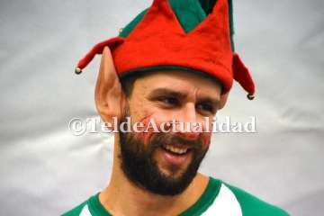 Magia e ilusión en Los Llanos de la mano de Papá Noel y sus renos (Foto TA)