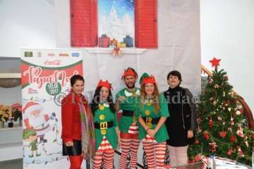 Magia e ilusión en Los Llanos de la mano de Papá Noel y sus renos (Foto TA)